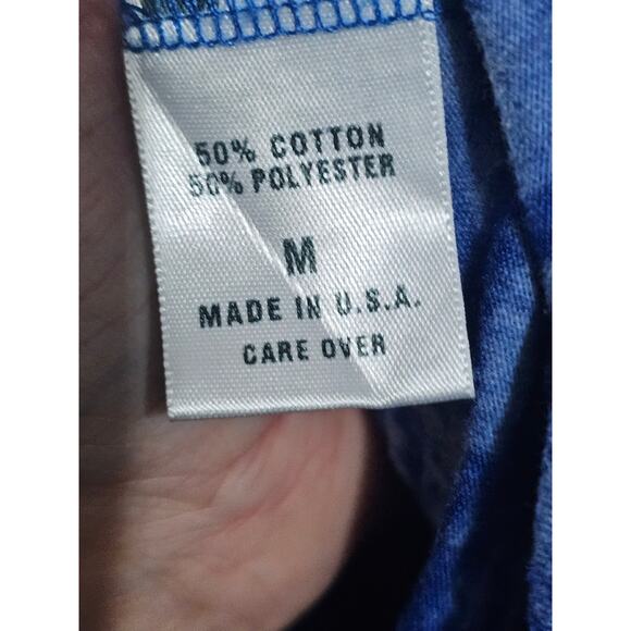 Tee by Big Star Top Womens Size Medium Blue Heathered Tshirt Long Sleeve (936) - Picture 4 of 5